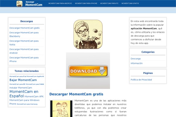 descargarmomentcam.com site used Spaze