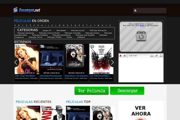descargon.net site used Sipeliculas