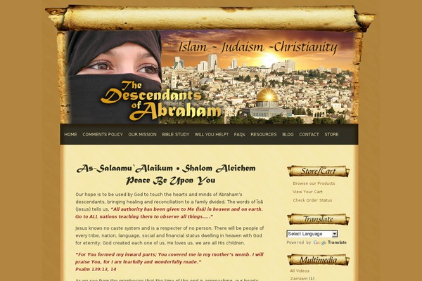 descendantsofabraham.org site used Techland-10