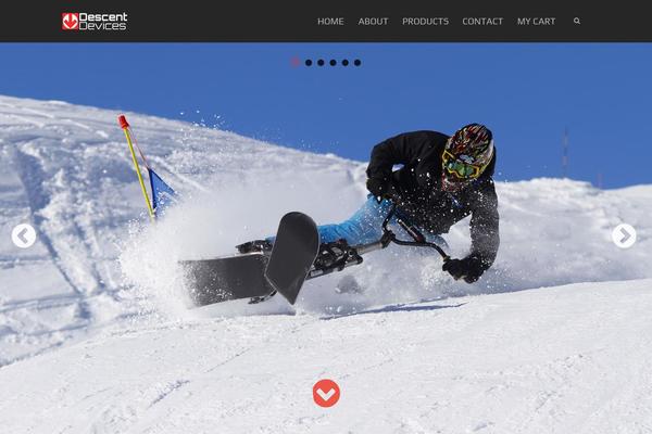 Moustache theme site design template sample