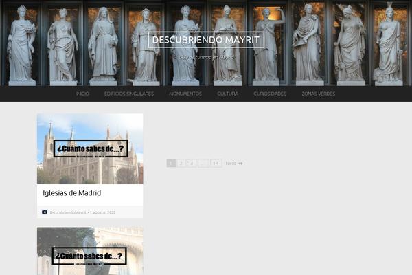Griffin theme site design template sample