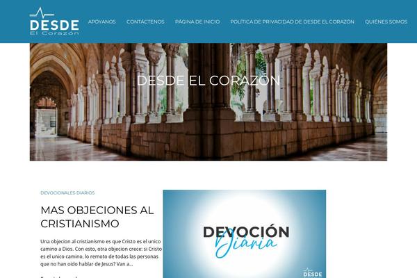Site using Coblocks plugin