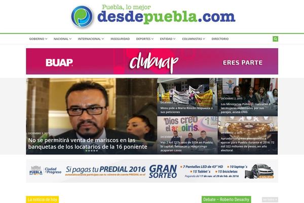 Elegant Magazine theme site design template sample