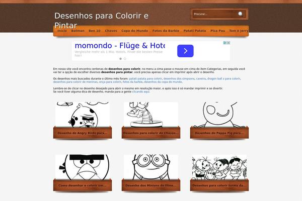 Galleria theme site design template sample