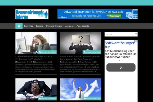 Discover theme site design template sample