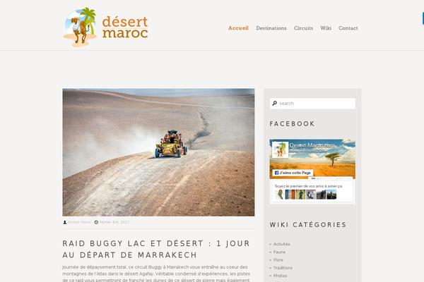 Nature theme site design template sample