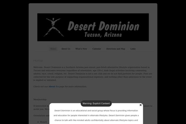 Forever theme site design template sample
