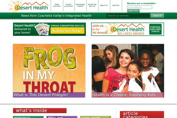 deserthealthnews.com site used Desert-health