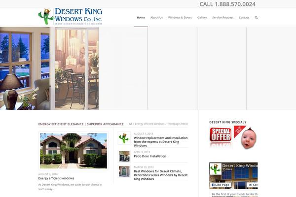 Enfold theme site design template sample