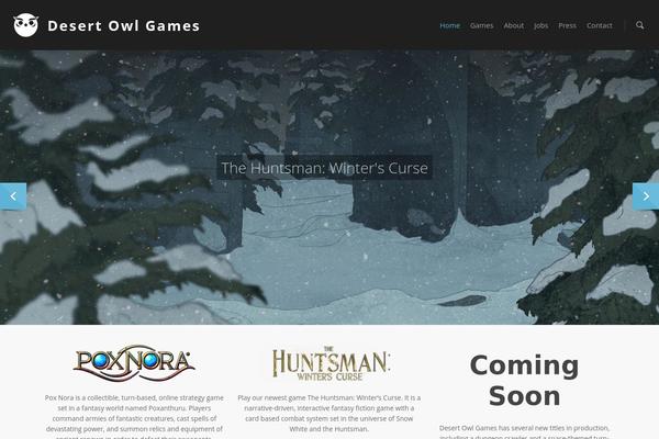 Salient theme site design template sample