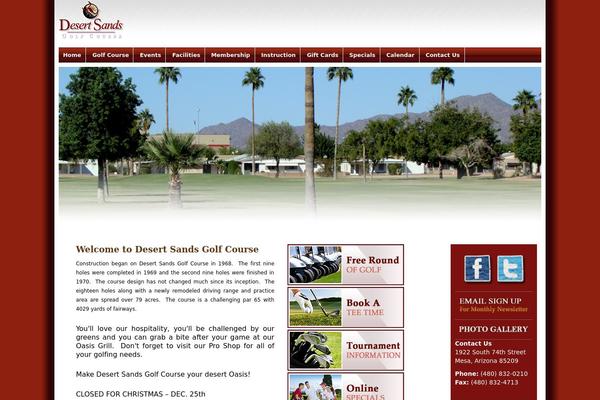 Gen theme site design template sample