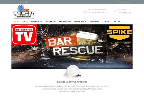 Construction theme site design template sample