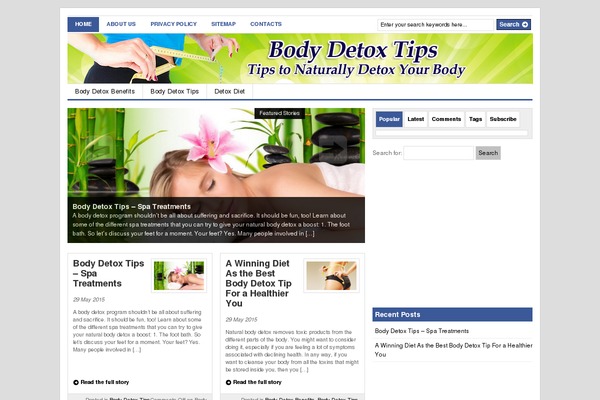 Forester theme site design template sample