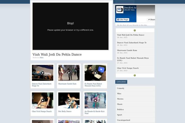 Wootube theme site design template sample