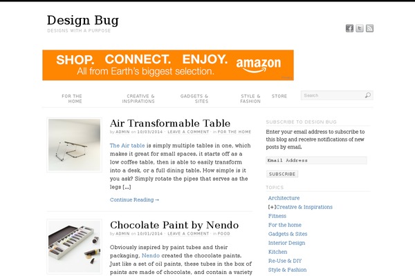 Platform theme site design template sample