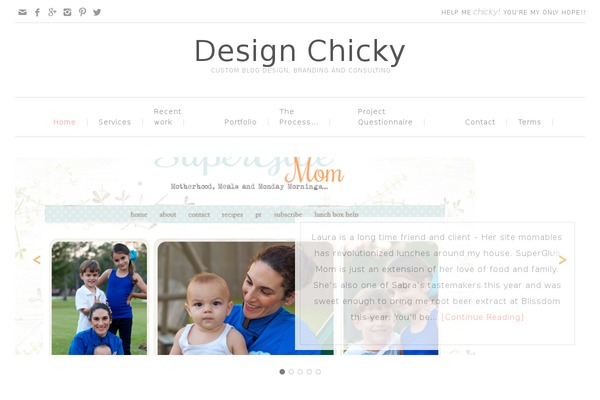 KadenceWP theme site design template sample