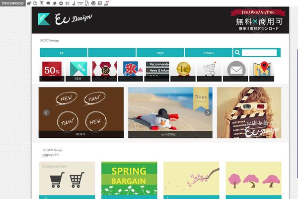 EC theme websites examples