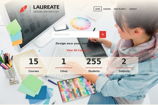 LMS theme site design template sample