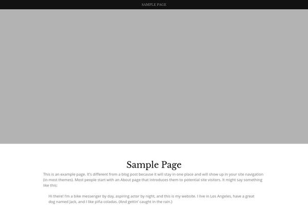 Rowling theme site design template sample