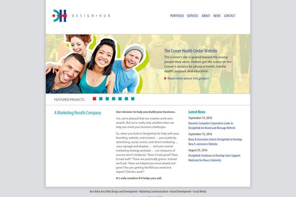 Starkers theme site design template sample
