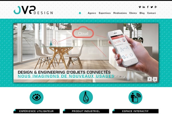 design-objets-connectes.com site used Ova