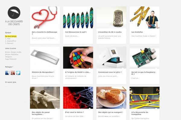 Gridlocked theme site design template sample