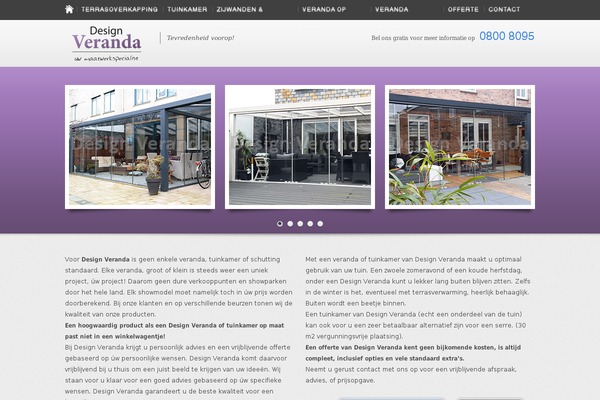 design-veranda.nl site used Veranda