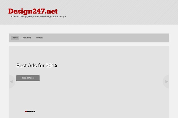 Spartan theme site design template sample