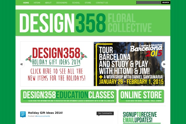 Pacifica theme site design template sample