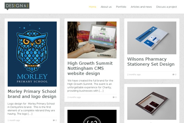 Infinitygrid theme site design template sample