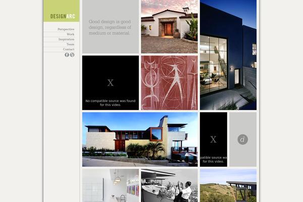 Arc theme site design template sample