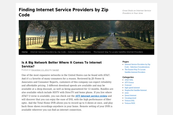 Twenty Ten theme site design template sample