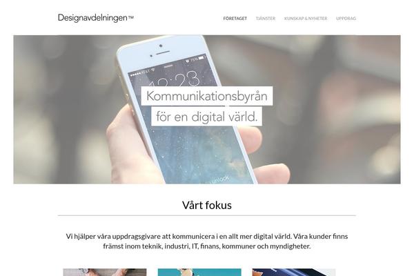 Hardy theme site design template sample