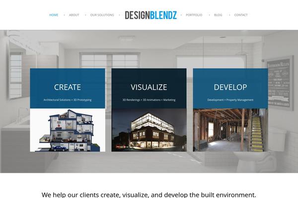 Parker theme site design template sample