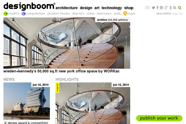 designboom.com site used Designboom