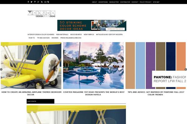 Beyond Magazine theme site design template sample