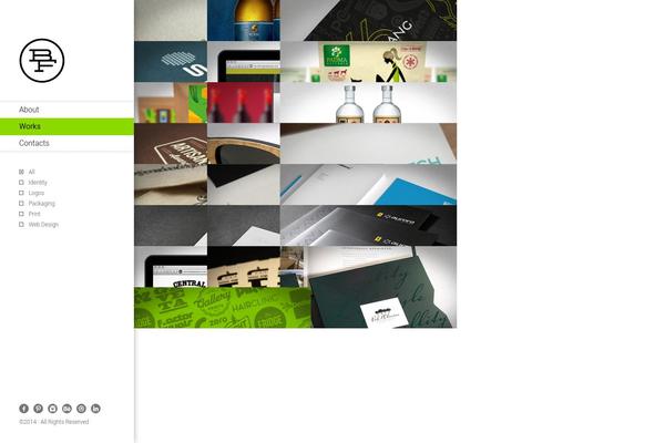 Elastico theme site design template sample