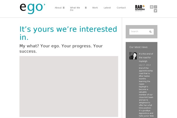 Aoki theme site design template sample