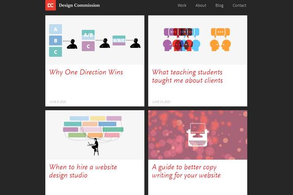 designcommission.com site used Dc-theme