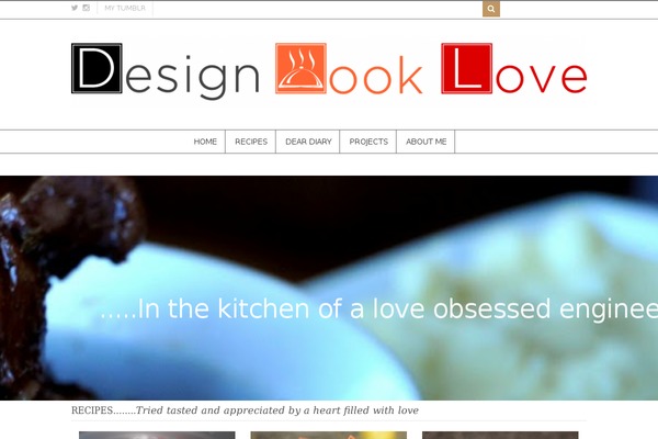 Food & Cook theme site design template sample