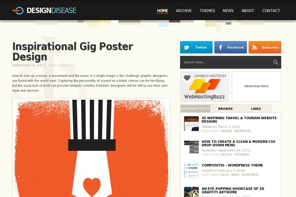 designdisease.com site used Design Disease