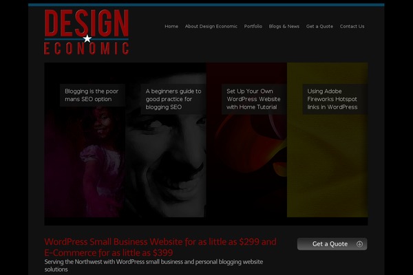 Echoes theme site design template sample