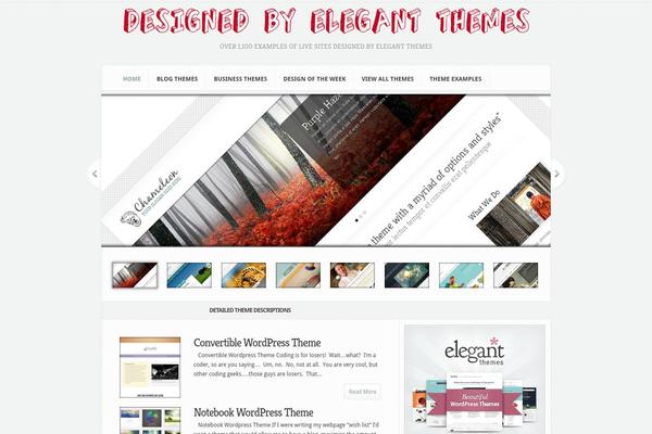 Aggregate theme site design template sample