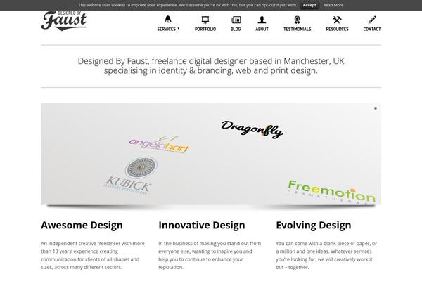 Daisho theme site design template sample