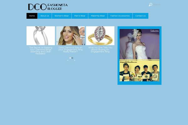 Metro theme site design template sample