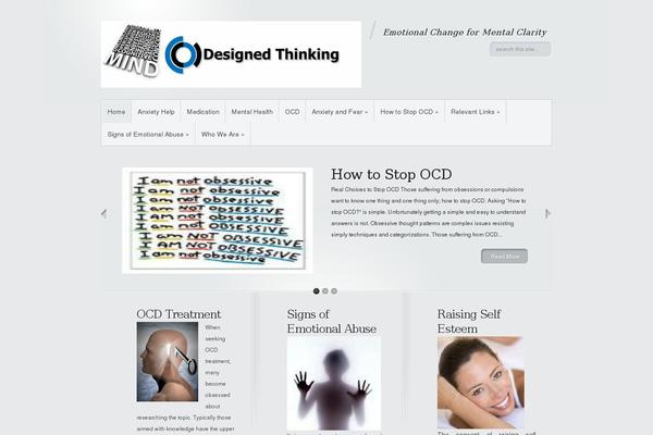 Minimal theme site design template sample