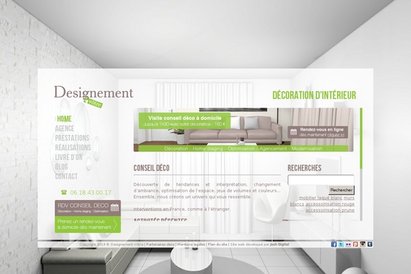 Broadside theme site design template sample