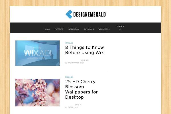 Anemone theme site design template sample