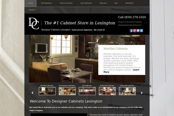 Dco theme site design template sample