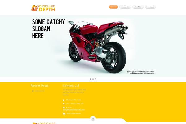 Clear Theme theme site design template sample